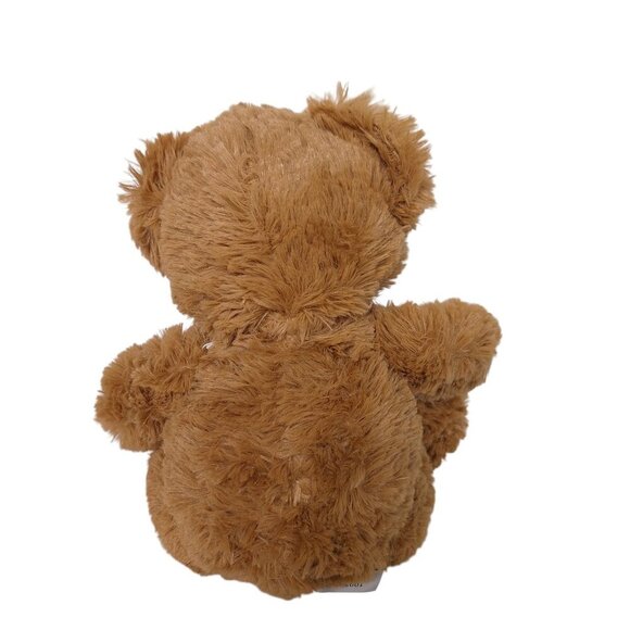 Teddy Bear Plush Brown Bow Stuffed Animal 12.5 Inch - Picture 3 of 6
